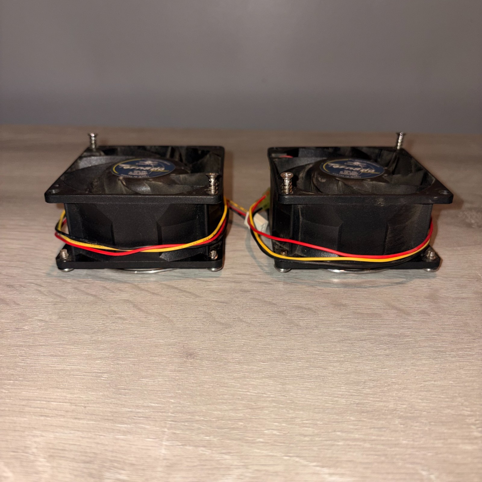 Lot Of 2 Vantec Tornado TD8038H 80mm 12V DC, 0.78 Amp High-Performance Case Fans