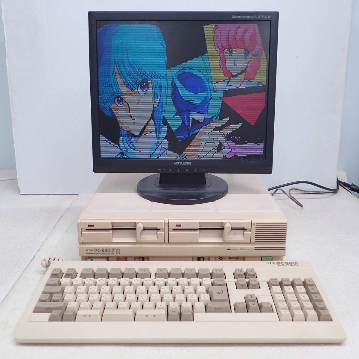 NEC PC-8801FA main Unit + keyboard Tested and Working