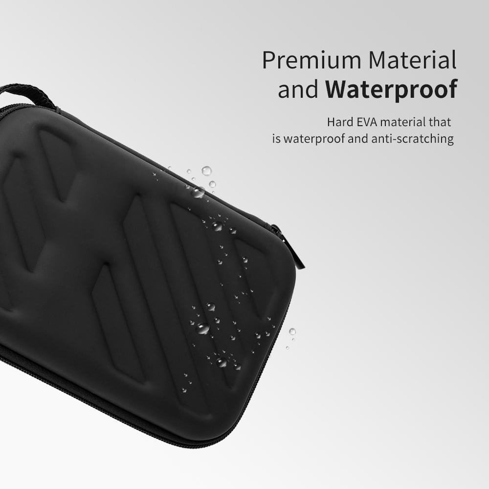 Shockproof EVA 2.5 Inch HDD External Hard Drive Case Storage Bag with Mesh Pocke