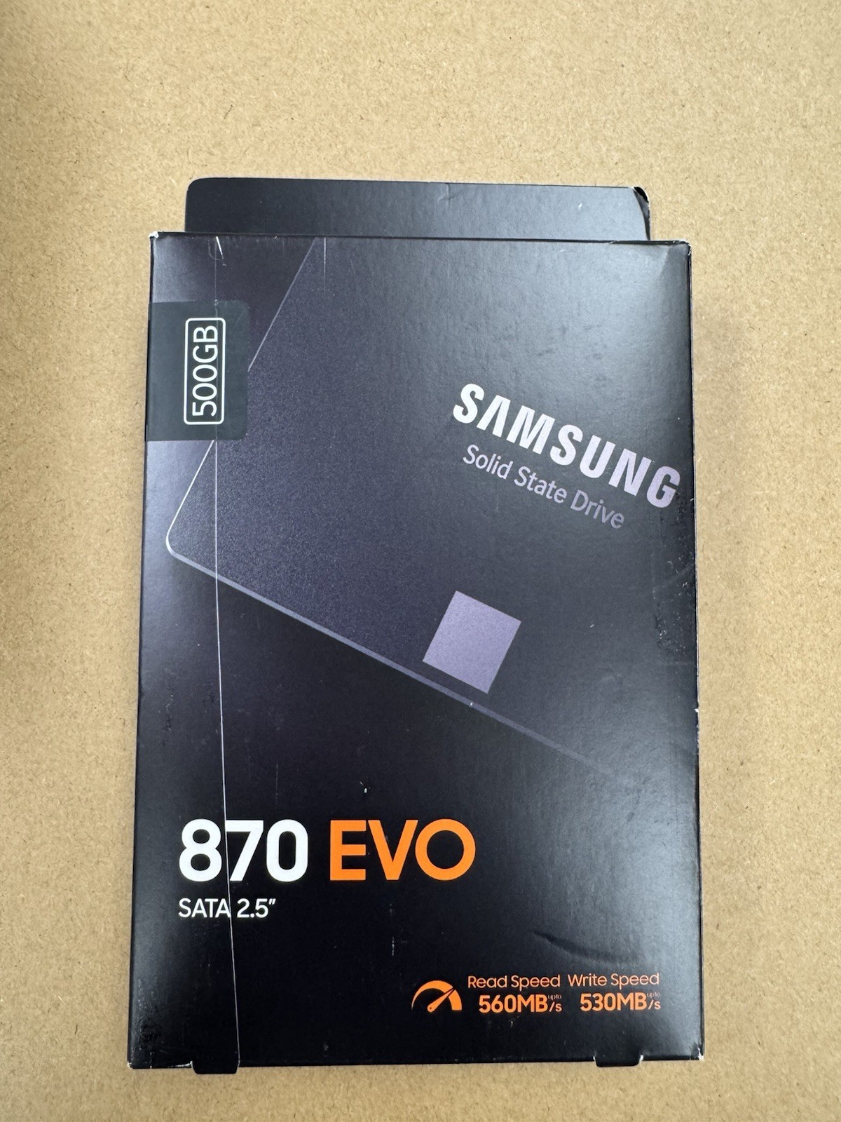 Samsung SSD 870 EVO 500 GB Form Factor 2.5 Inch Intelligent Turbo MZ-77E500