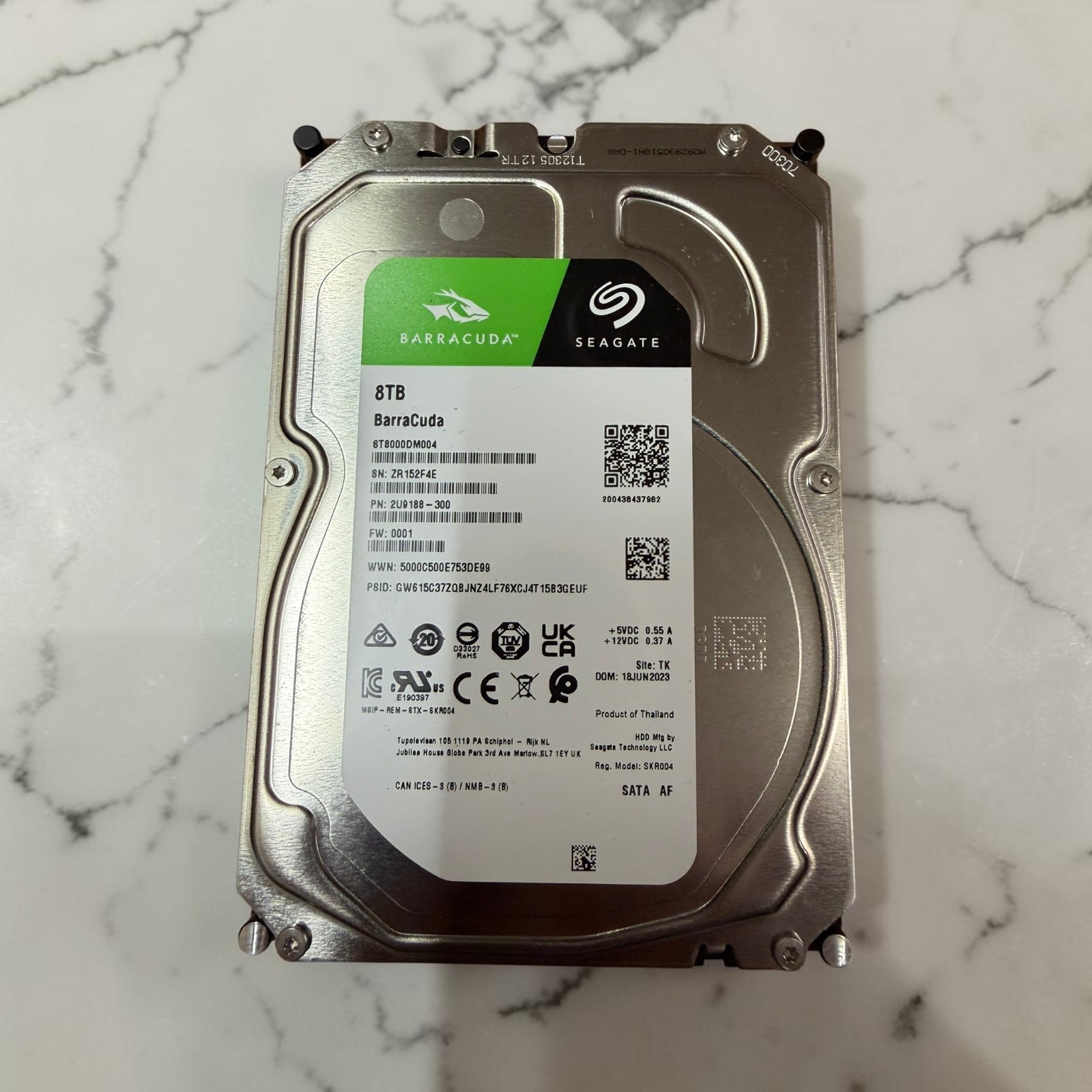 Seagate Barracuda 8TB, Internal 3.5″ (ST8000DM004) Hard Drive [OPEN BOX]
