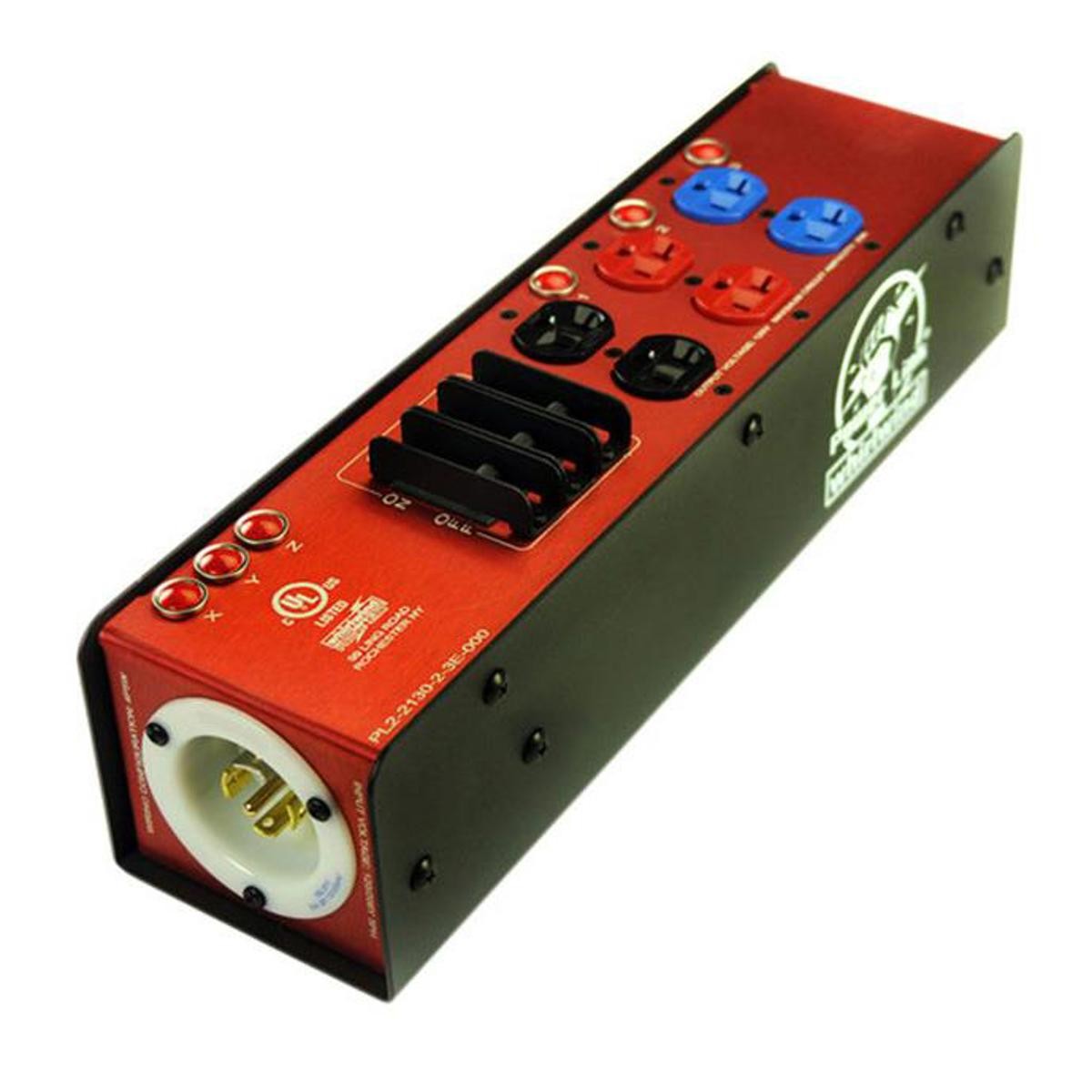 Whirlwind PL2 Stringer with SPX19 Chassis Inlet, 12x PowerCon 20A Outlets