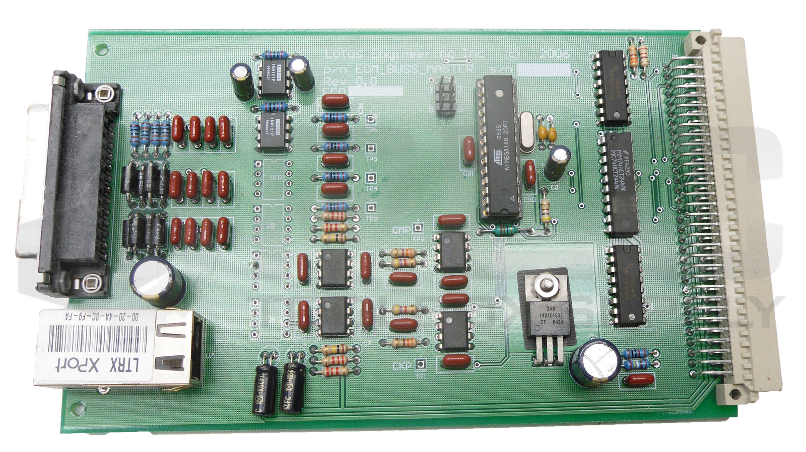LOTUS ENGINEERING ECM_BUSS_MASTER REV 0.0 CIRCUIT BOARD