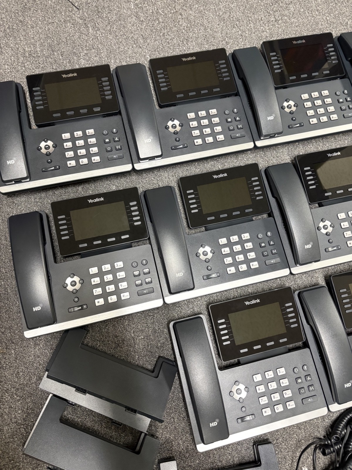 Lot of 11 Yealink SIP-T54W Prime Business Phones – Free and Fast Shipping!!!