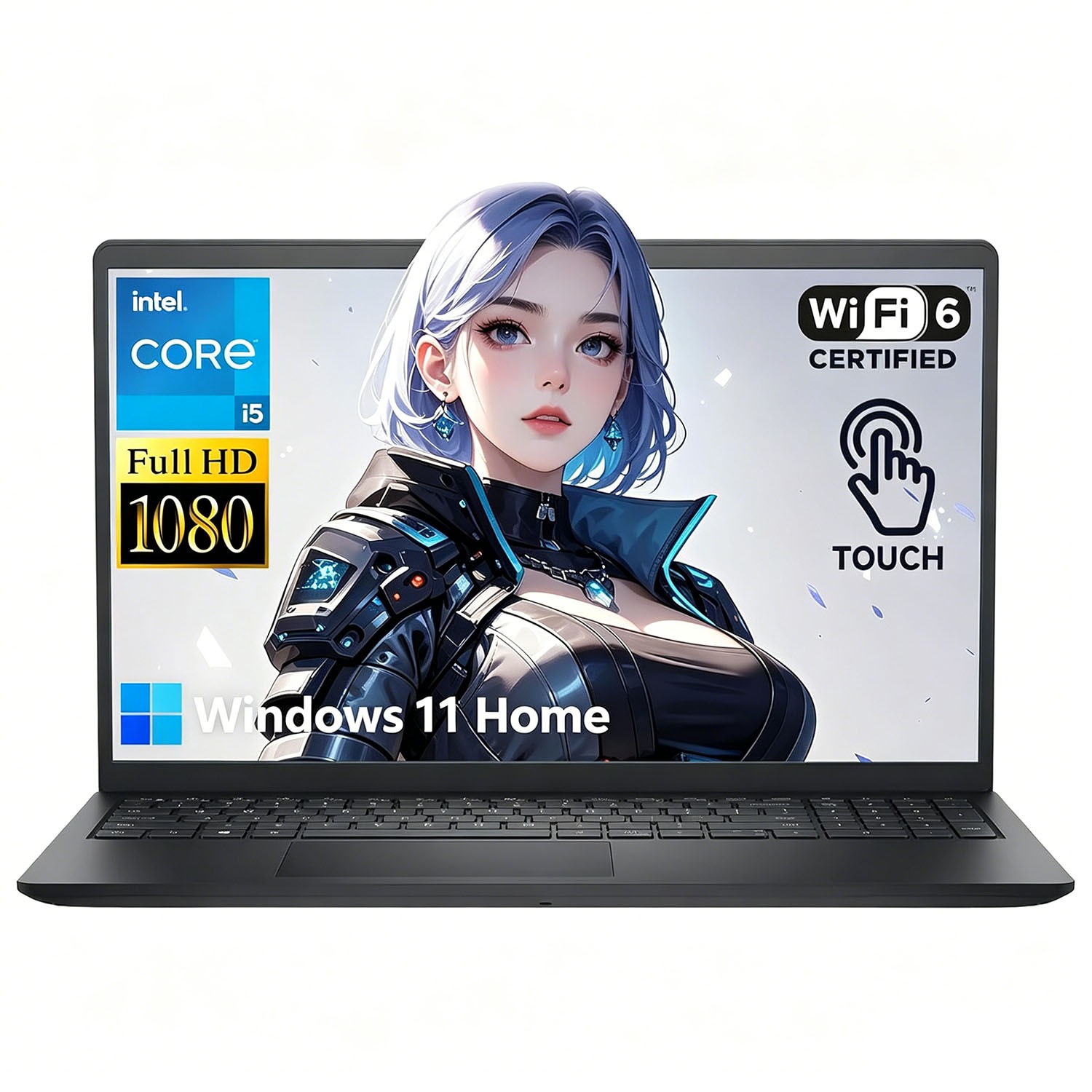 Dell Touchscreen Laptop Intel 10-Core i5-1334U 16GB RAM 1TB SSD Win11 Pro