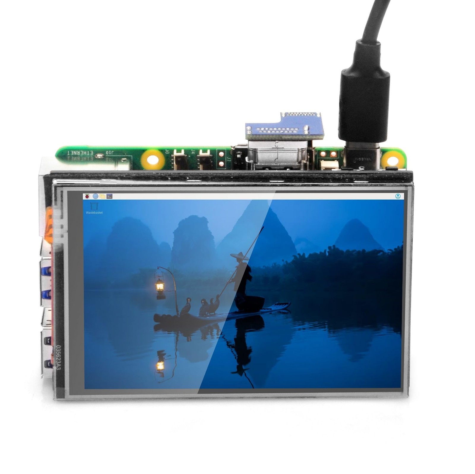 OSOYOO 3.5 inch HDMI LCD Touch Screen Monitor Display TFT 480 * 320 Pixel Res…