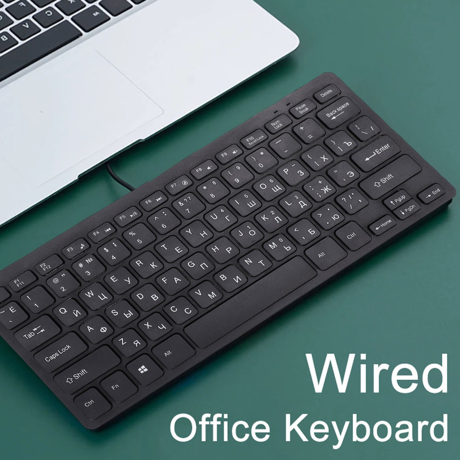 78 Keys USB Wired Keyboard – Compact & Proof For PC Premium