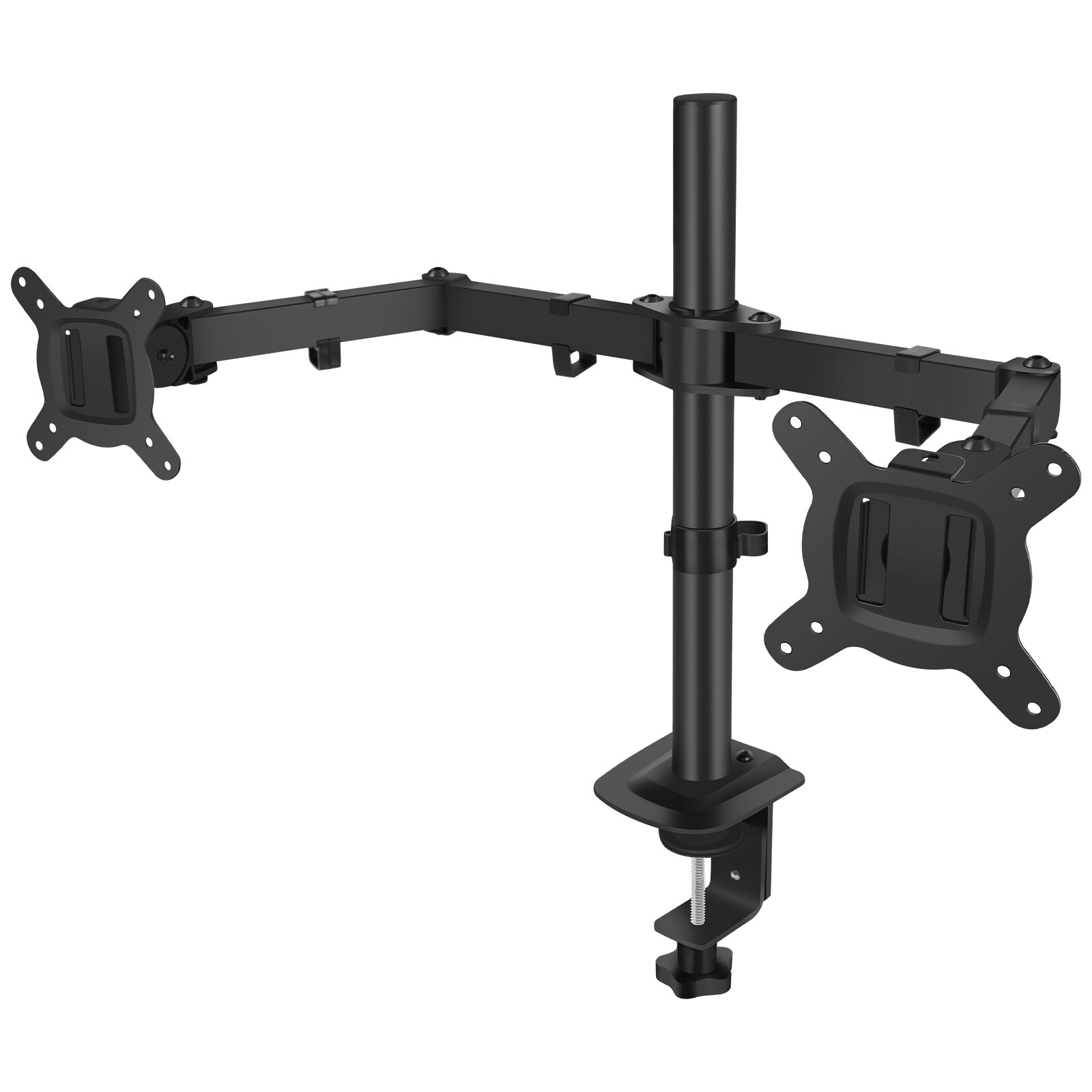 Dual Monitor Stand 10-32in Screen Adjustable Swivel VESA Gas Spring Desk Mount