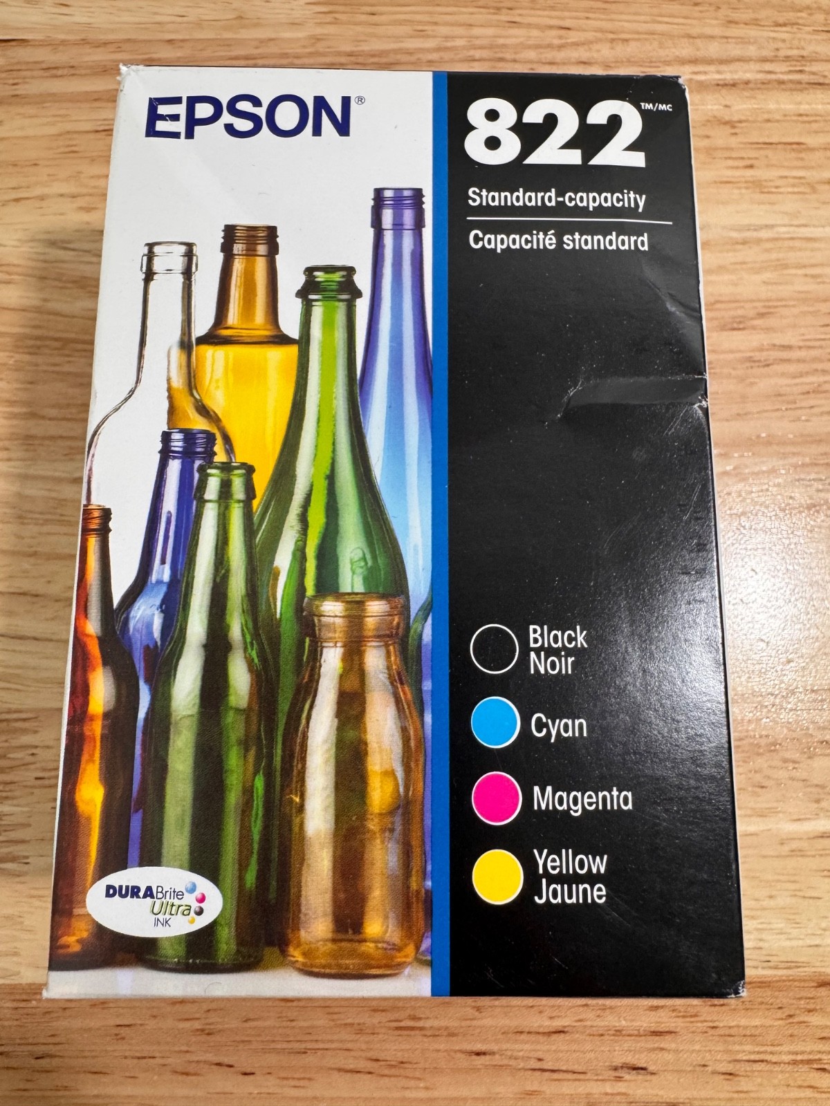 Epson 822 Black Cyan Magenta Yellow Ink Cartridges Set T822/20-BCS Exp. 02/2029
