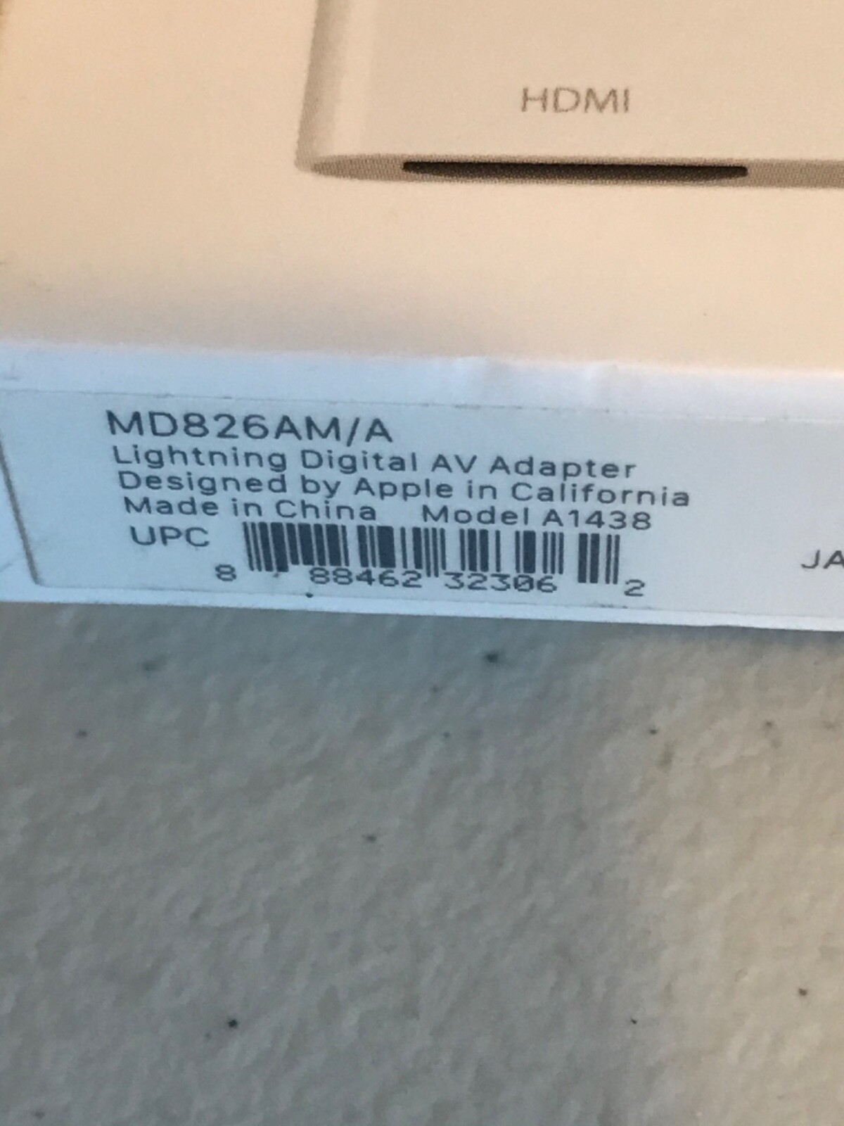 Apple – Lightning to Digital A/V Adapter (HDMI) – White NEW!!
