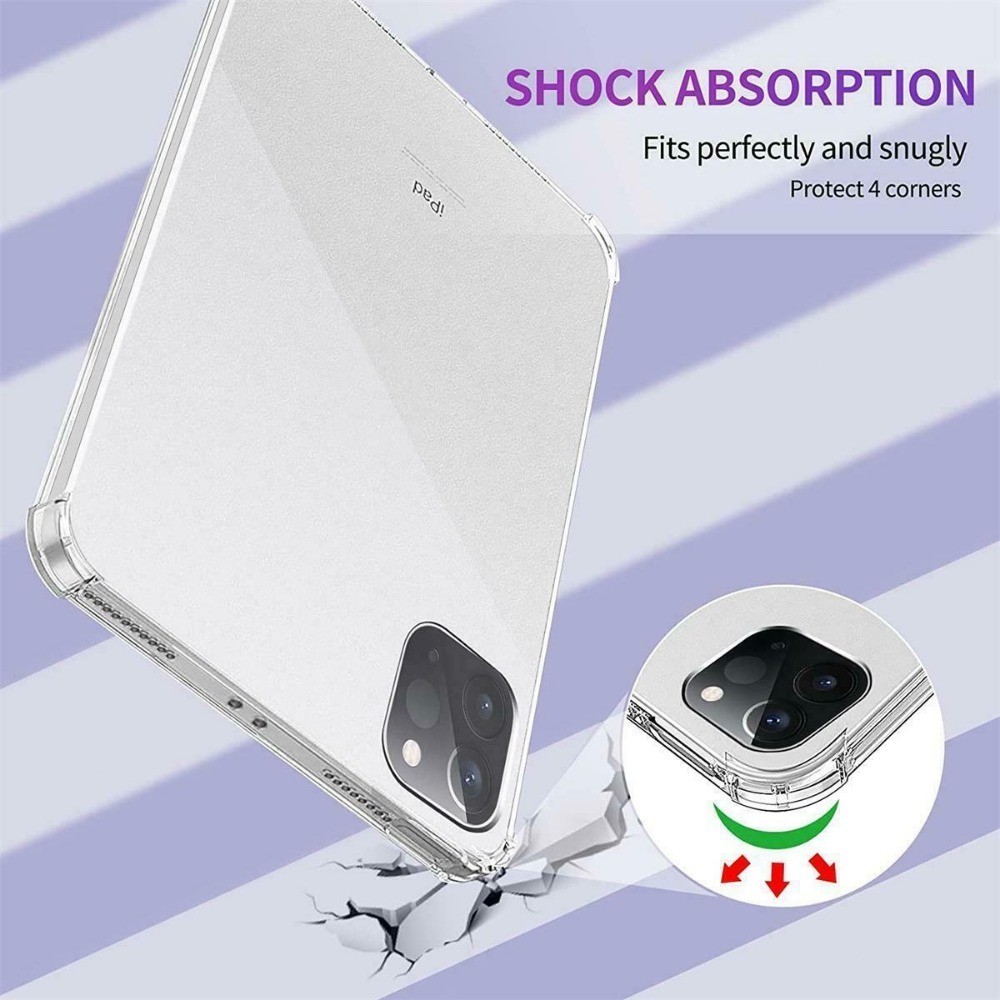 For iPad Mini 6 / Mini A17 Pro 8.3-inch 2024 Shockproof TPU Cover Clear Case