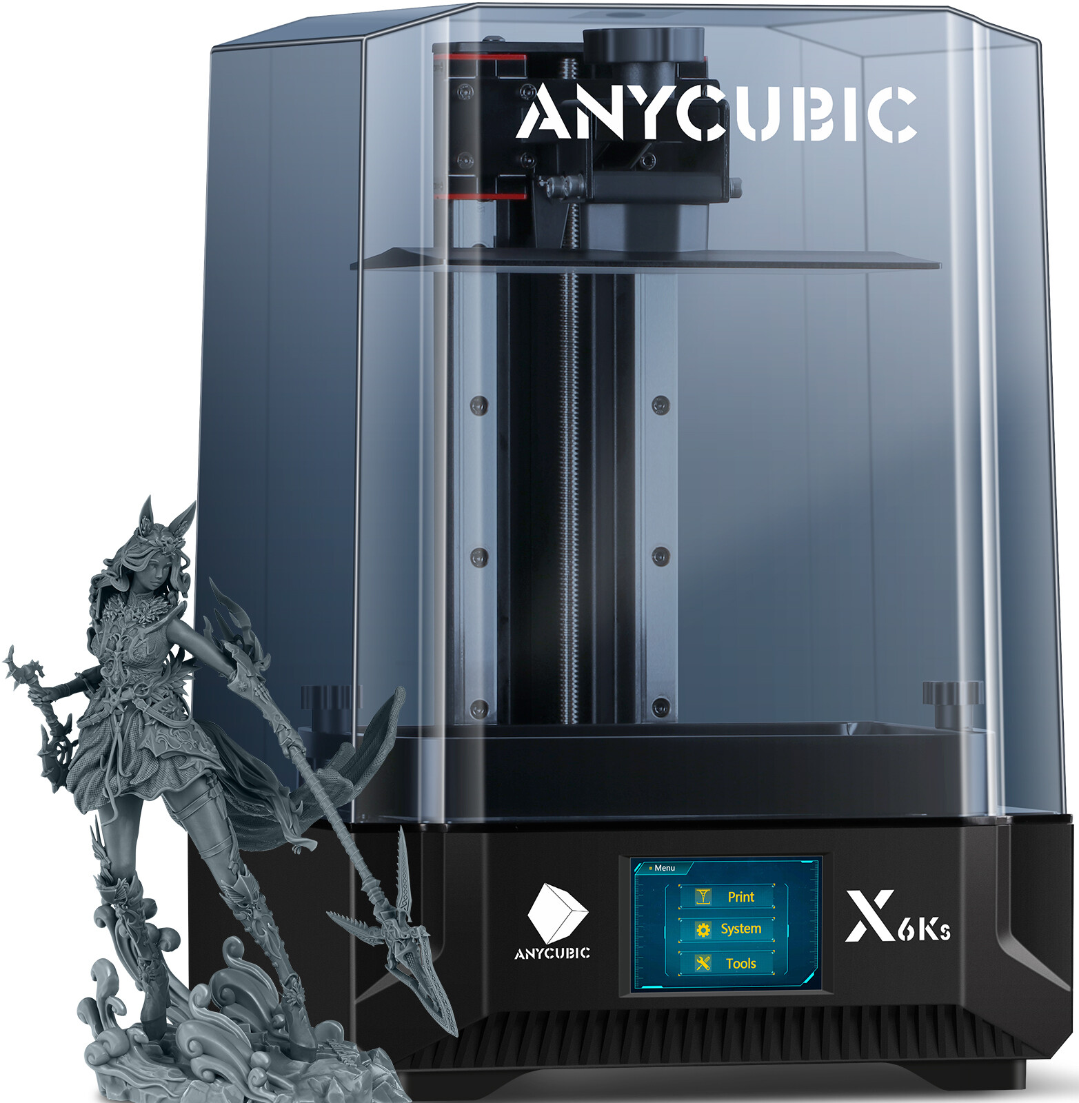 ANYCUBIC Photon Mono X 6Ks Resin LCD 3D Printer Fast 7.8×7.7×4.8in 6k HD Print