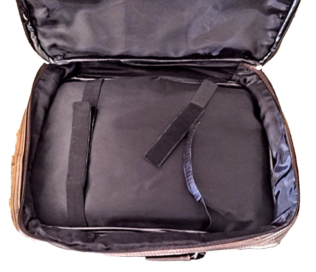 Pebble Grain Taupe Faux Suede Leather Messenger Briefcase ~ Laptop (17″) Bag GVC