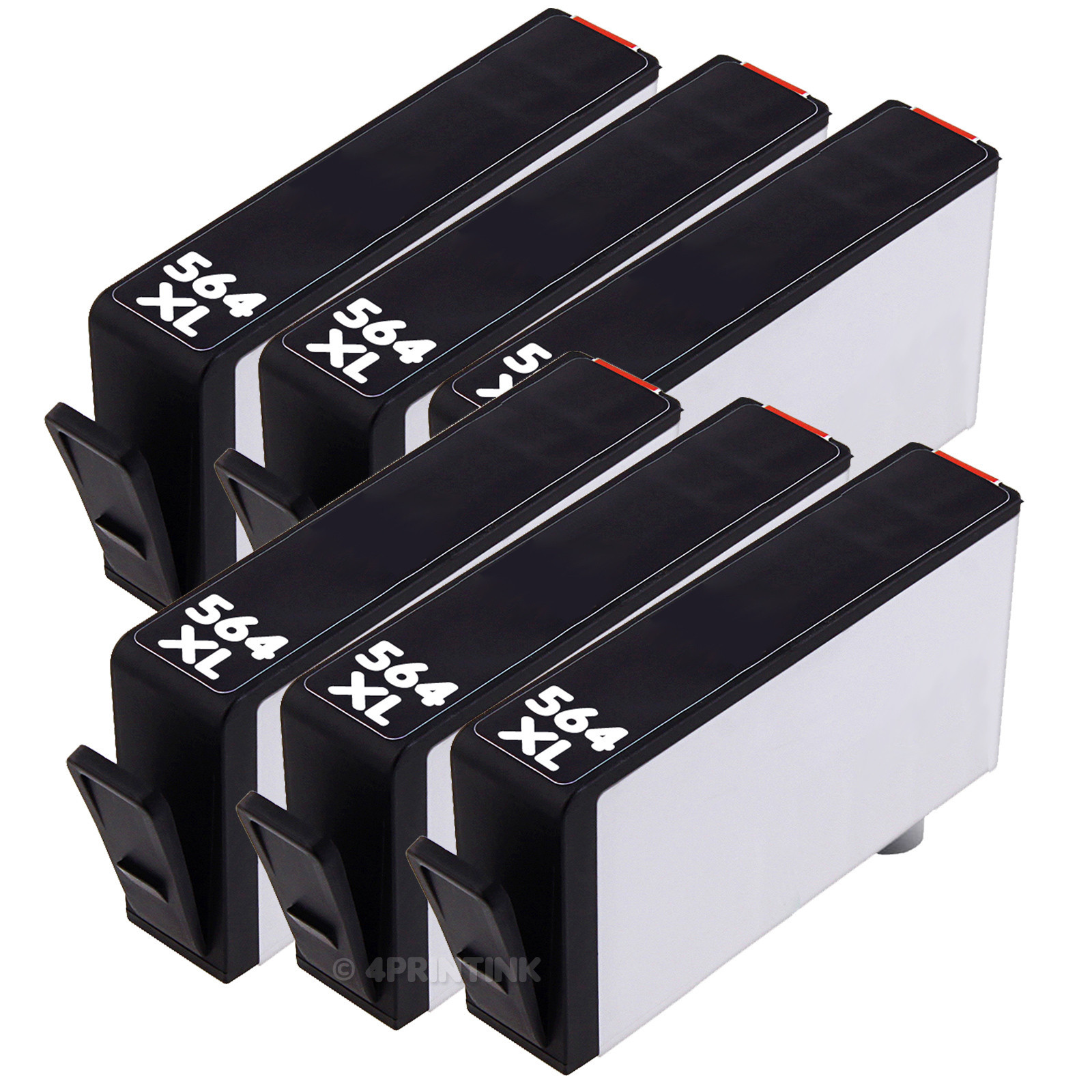 6pk 564XL Black Ink for HP 564 XL Photosmart B209a B210a B8500 B8550 B8553 B8558