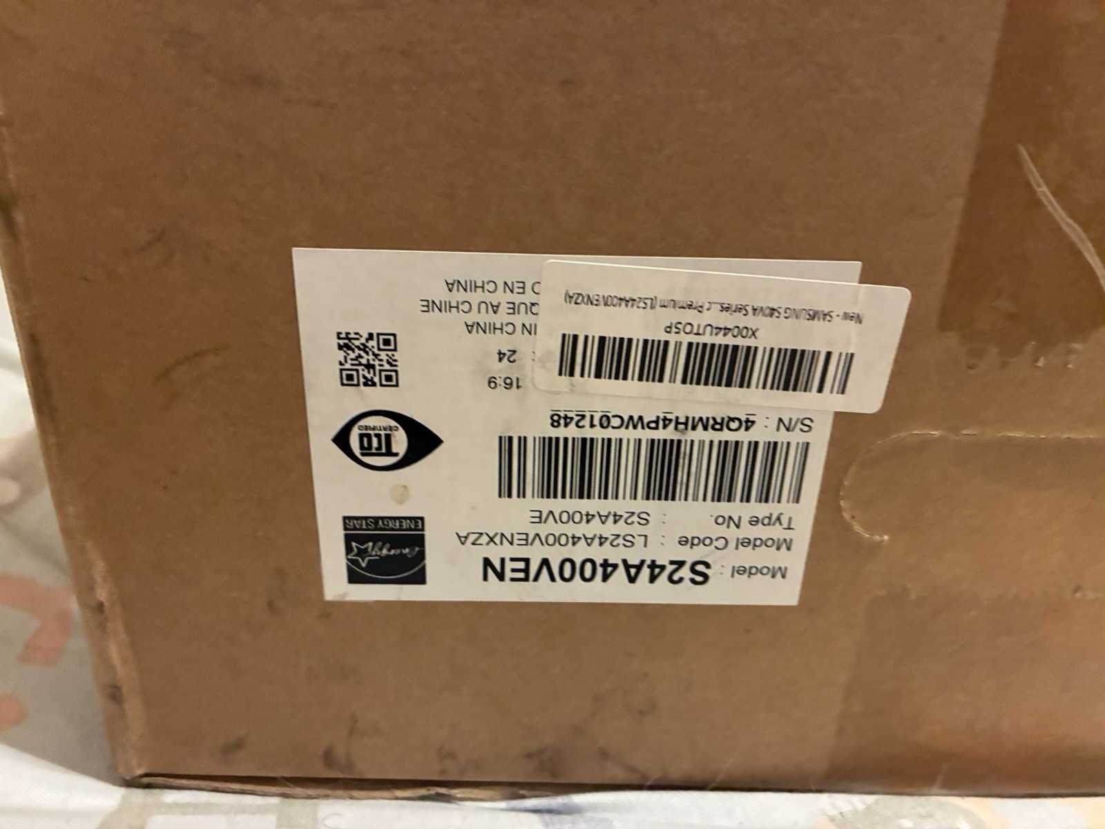 Samsung 24″ S24A400VEN Flat Panel Monitor S40VA Series, IPS, 75Hz, Webcam, HDMI