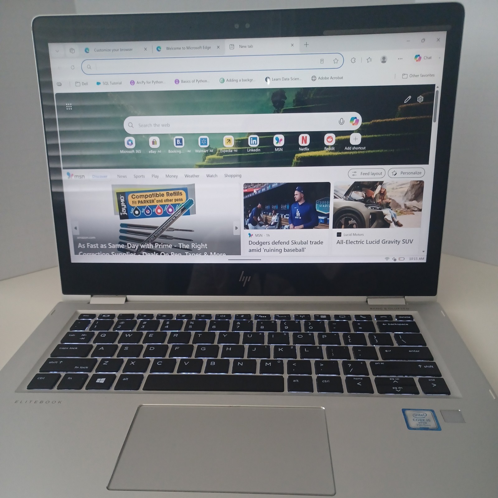 HP EliteBook Touchscreen HSN-104C 13” 16GB RAM intel i5-7300u – 256 GB SSD-Win11