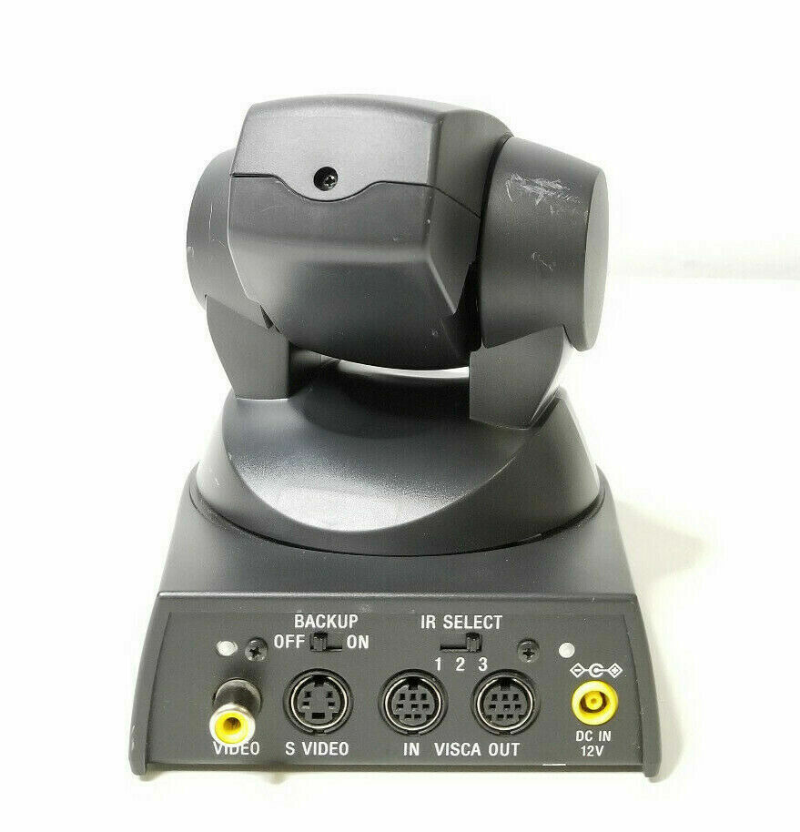 Polycom ViewStarion Sony EVI-D100P color video camera w/ RM-EV100 Remote Control