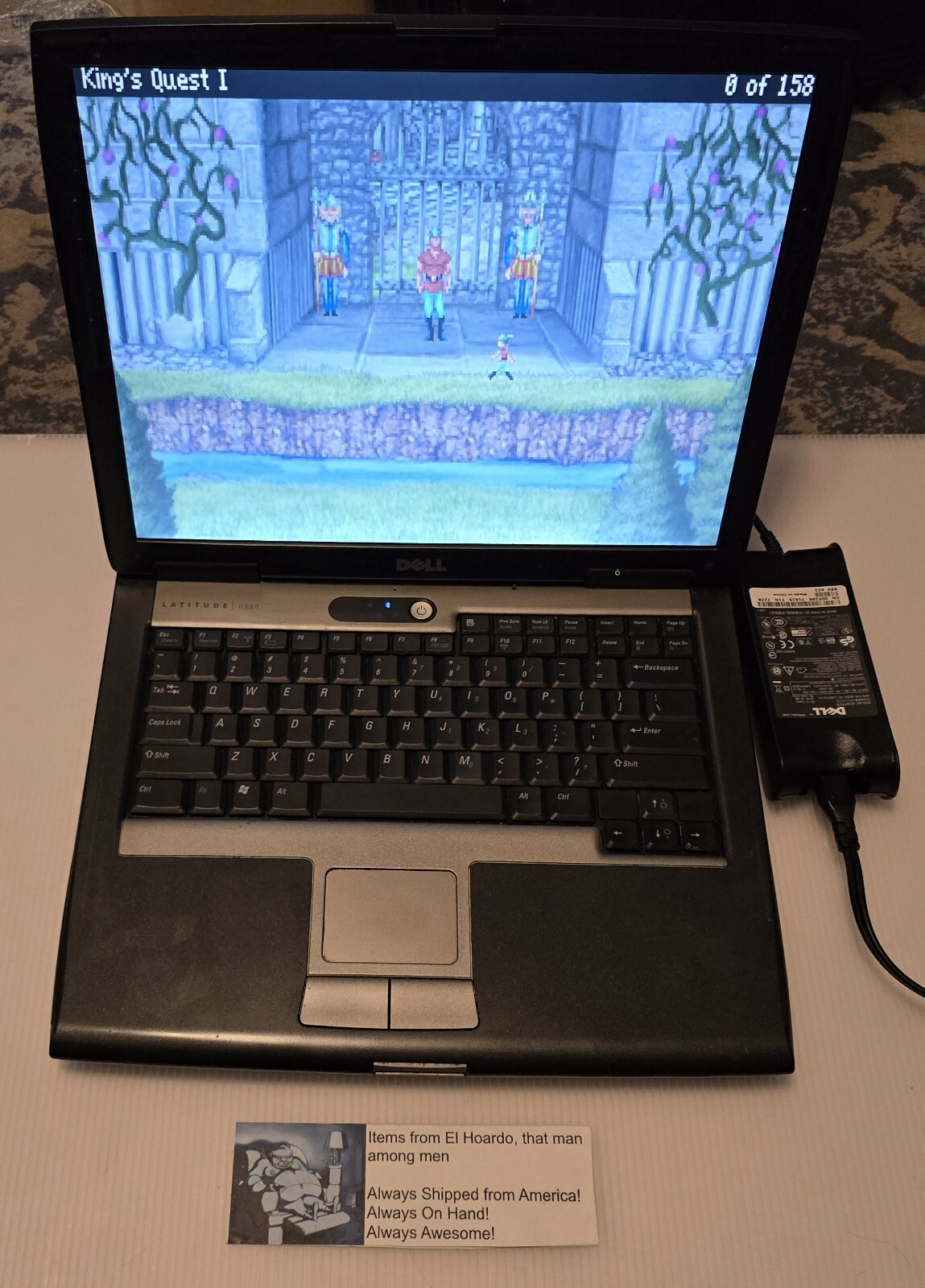 Dell Latitude D520 14″ Windows XP Laptop Wifi 1.6GHz 1.5GB Ram 60GB HDD