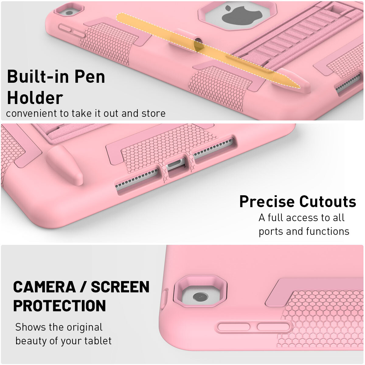 For Apple iPad 9th 8th 7th 6th 5th Generation Case Shockproof Heavy Duty Cover