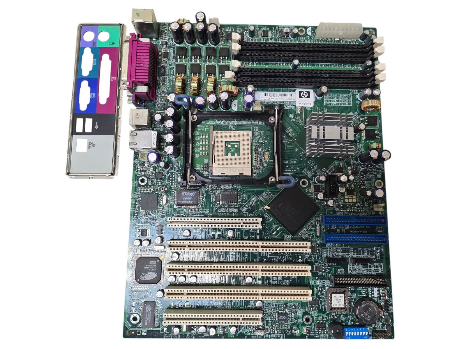 HPE 346077-002 Socket 478 Intel Chipset System Board Motherboard with I/O Shield