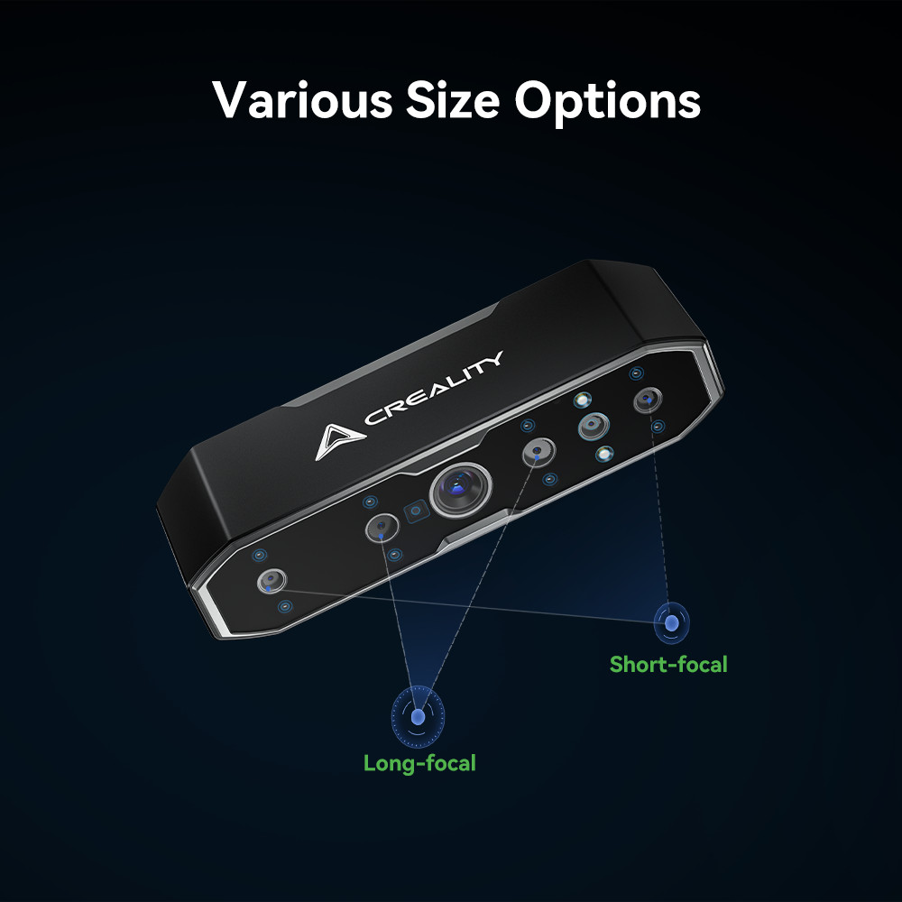 Creality 3D Scanner Otter Handheld 0.02mm 20FPS Full-Color Scan with Scan Bridge