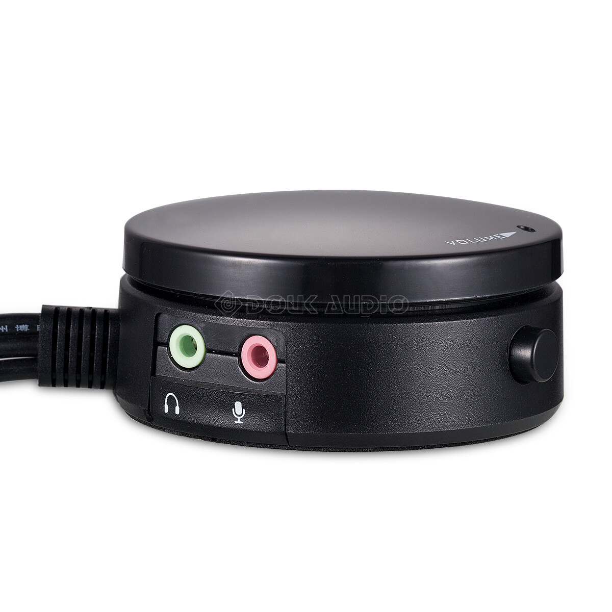 Computer Audio Volume Controller with Headphone Speaker Switch and Microphone