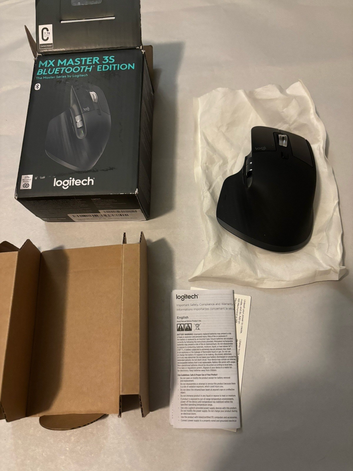 MX Master 3S Performance Wireless Mouse-BLACK