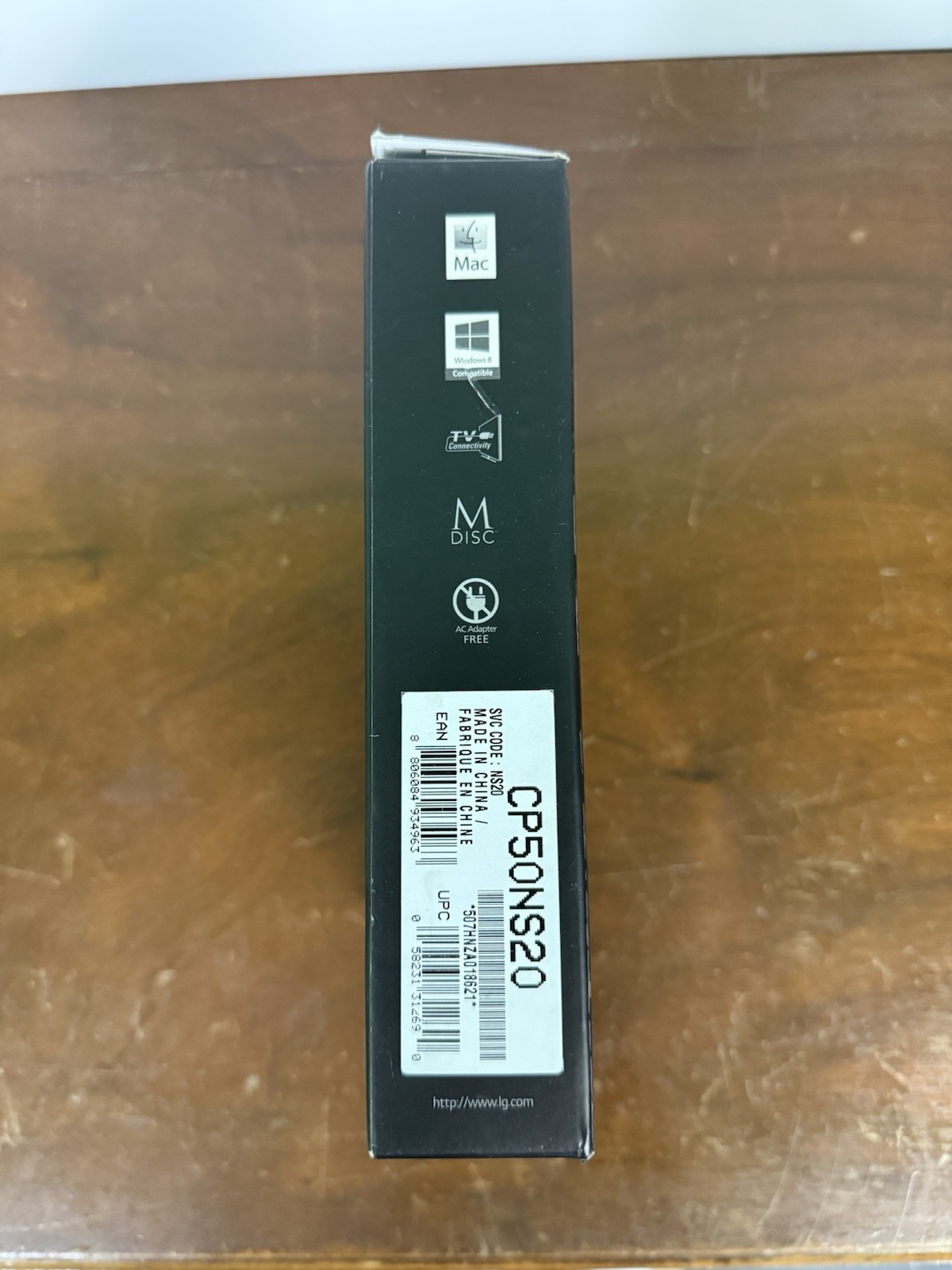 LG CP50NS20 Ultra Slim Portable Blu-ray BD-ROM DVD Writer USB – TESTED Open Box