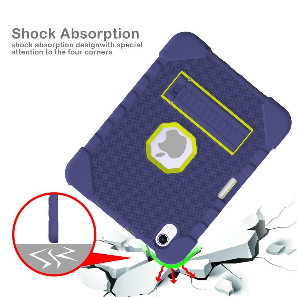 Case for iPad mini 6th Gen 8.3 inch 2021 Shockproof Full Body Stand Hard Cover