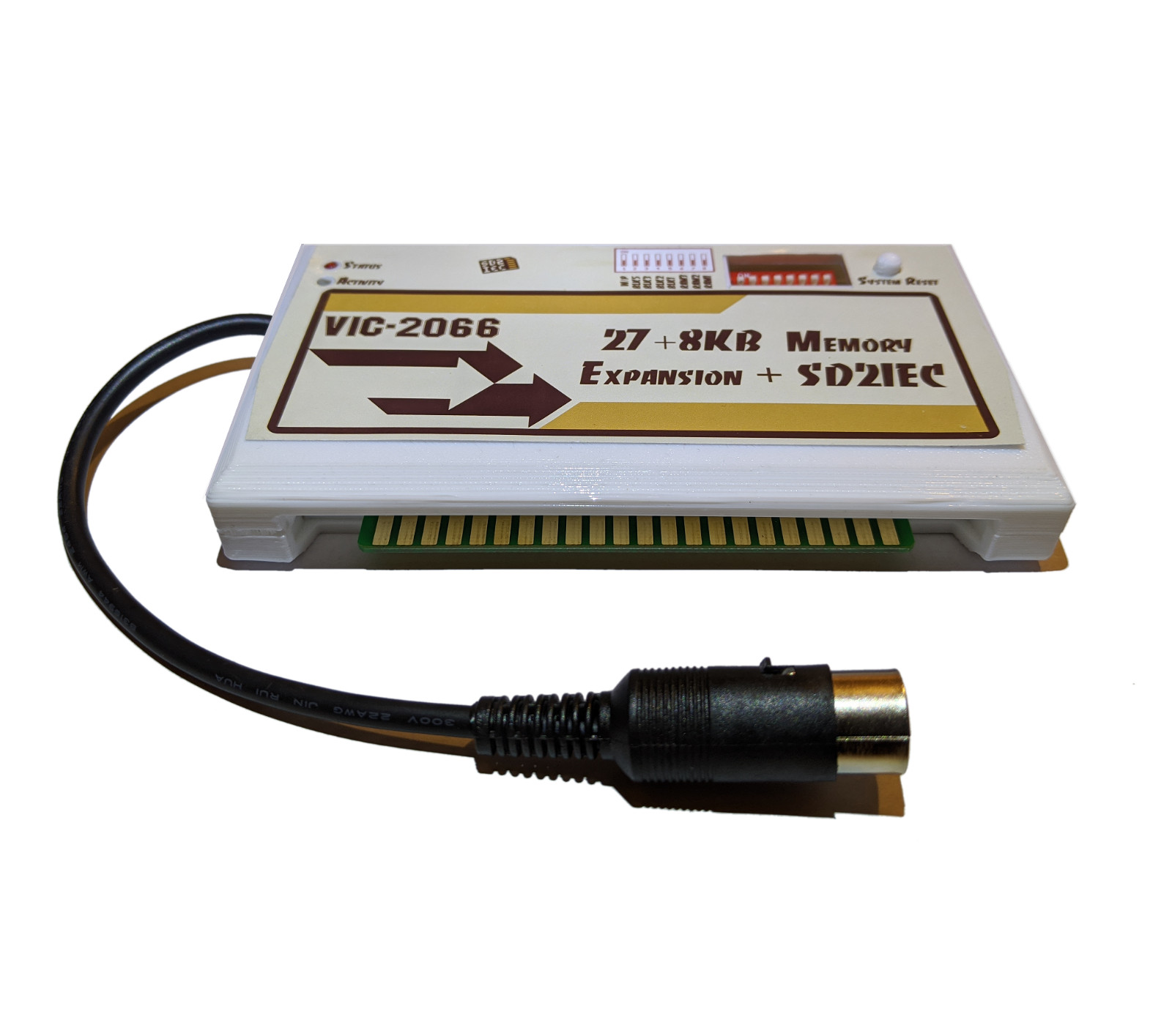 New Commodore VIC-20 35KB Switchable Memory RAM Expansion + SD2IEC VIC-2066 735