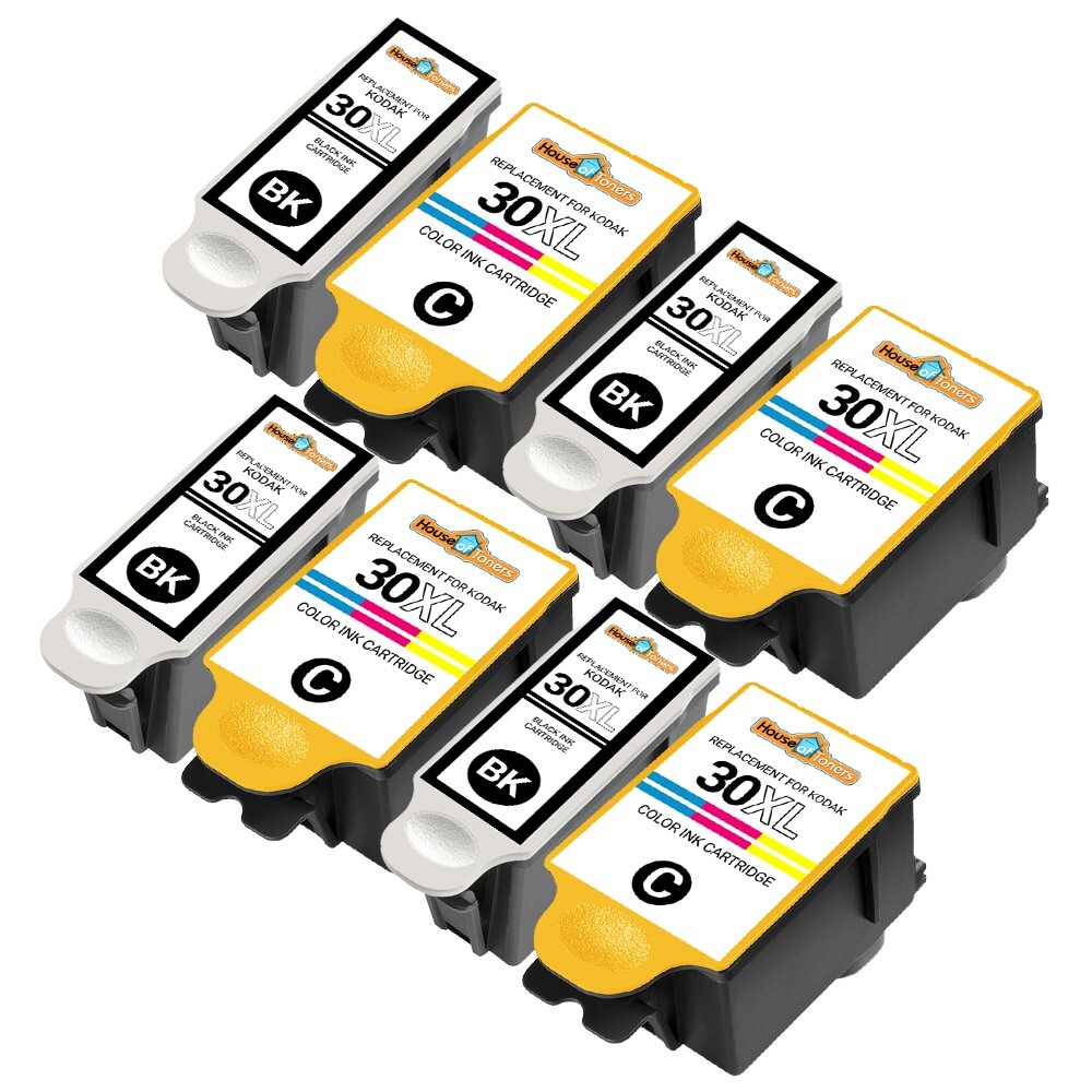 8 Pack 30 XL Ink Cartridges for Kodak ESP C310 ESP 1.2 ESP C315 ESP 3.2 Printer