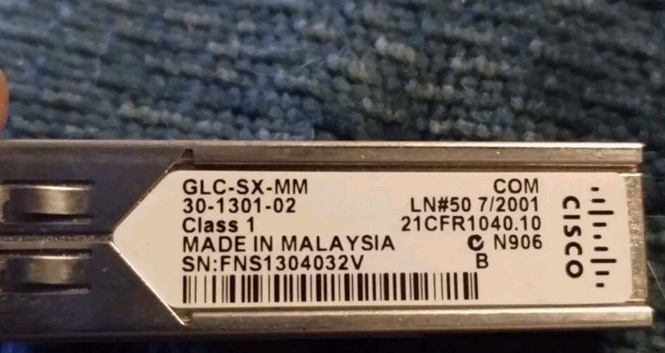 New! Cisco GLC-SX-MM-RGD SFP Transceiver Module-Open Box!