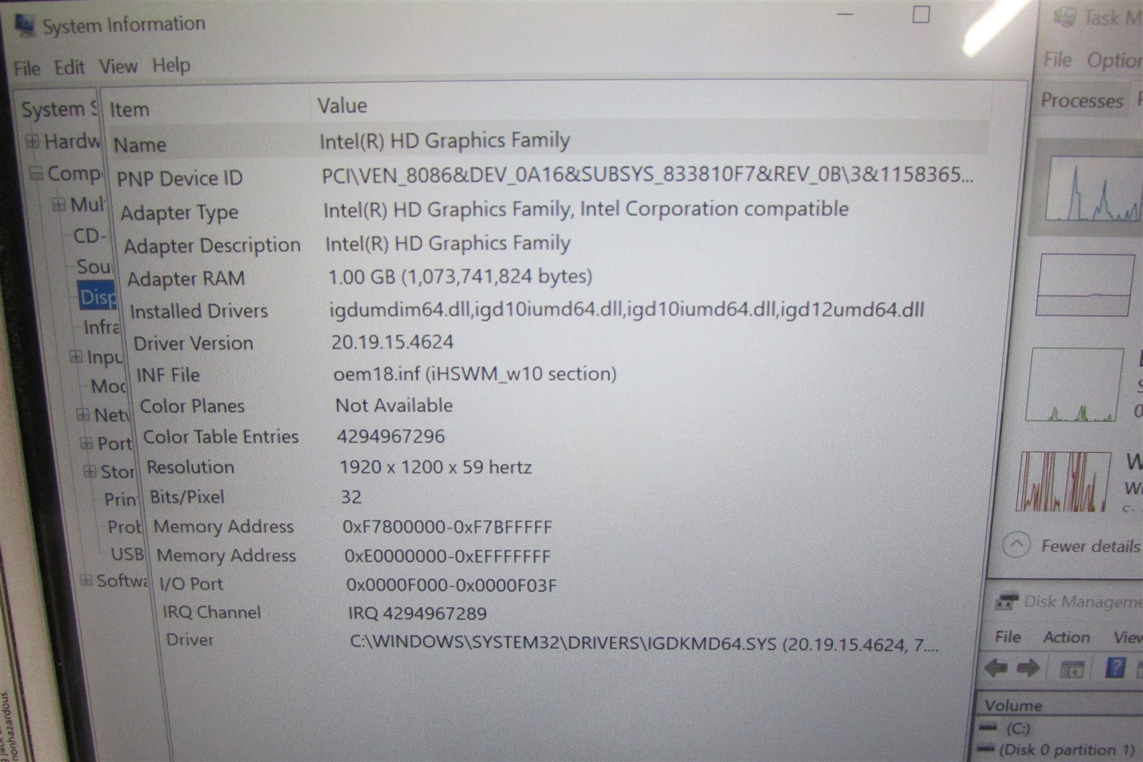 Panasonic Toughpad FZ-G1 MK2 i5-4310U 2.0GHz 8GB RAM 128GB 10″ Windows 10 Pro