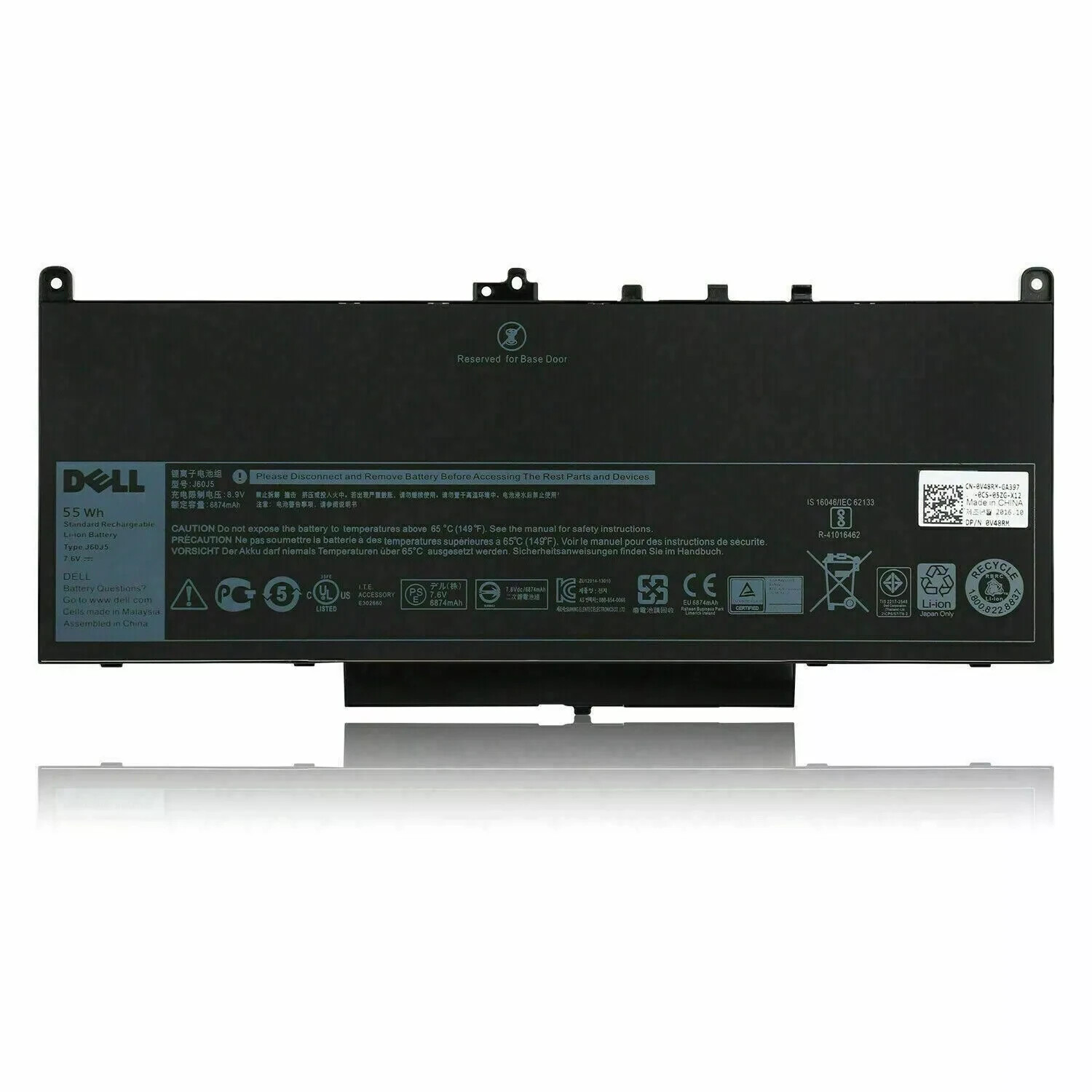 Genuine J60J5 Battery for Dell Latitude E7270 E7470 MC34Y 242WD GG4FM