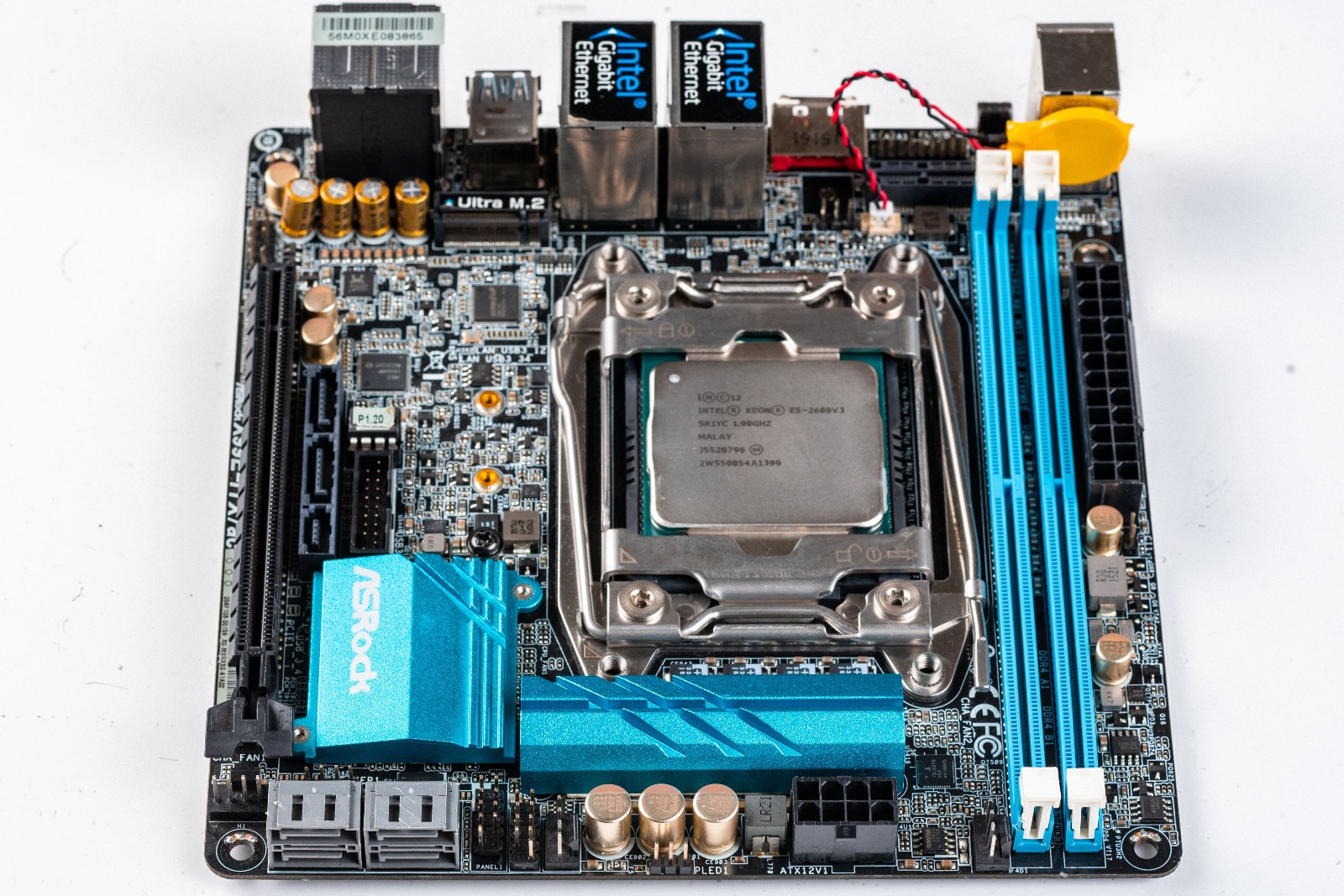 ASRock X99E-ITX/ac LGA2011-3 Mini ITX X99 Motherboard DDR4 Xeon Dual LAN M.2