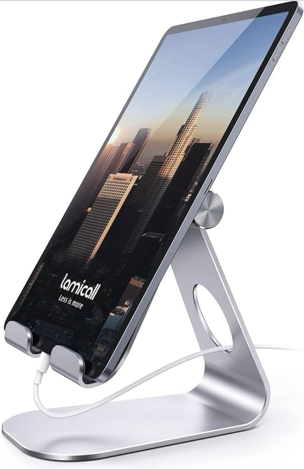 Lamicall Tablet Stand, Adjustable Tablet Holder – Desktop Stand Dock black