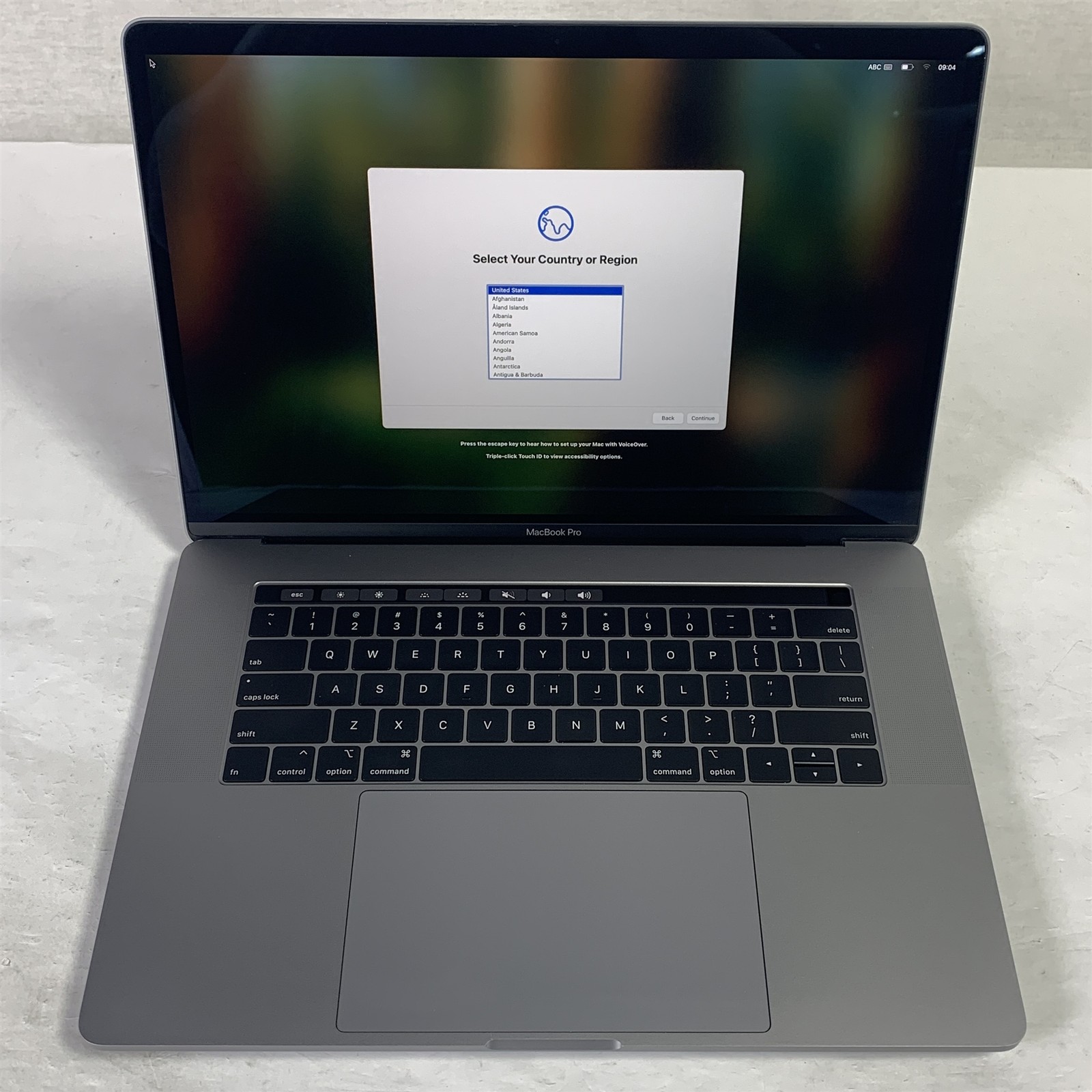 Apple MacBook Pro A1990 15″ 2019 Laptop Oct Core i9-9980HK 2.4GHz 16GB 500GB SSD