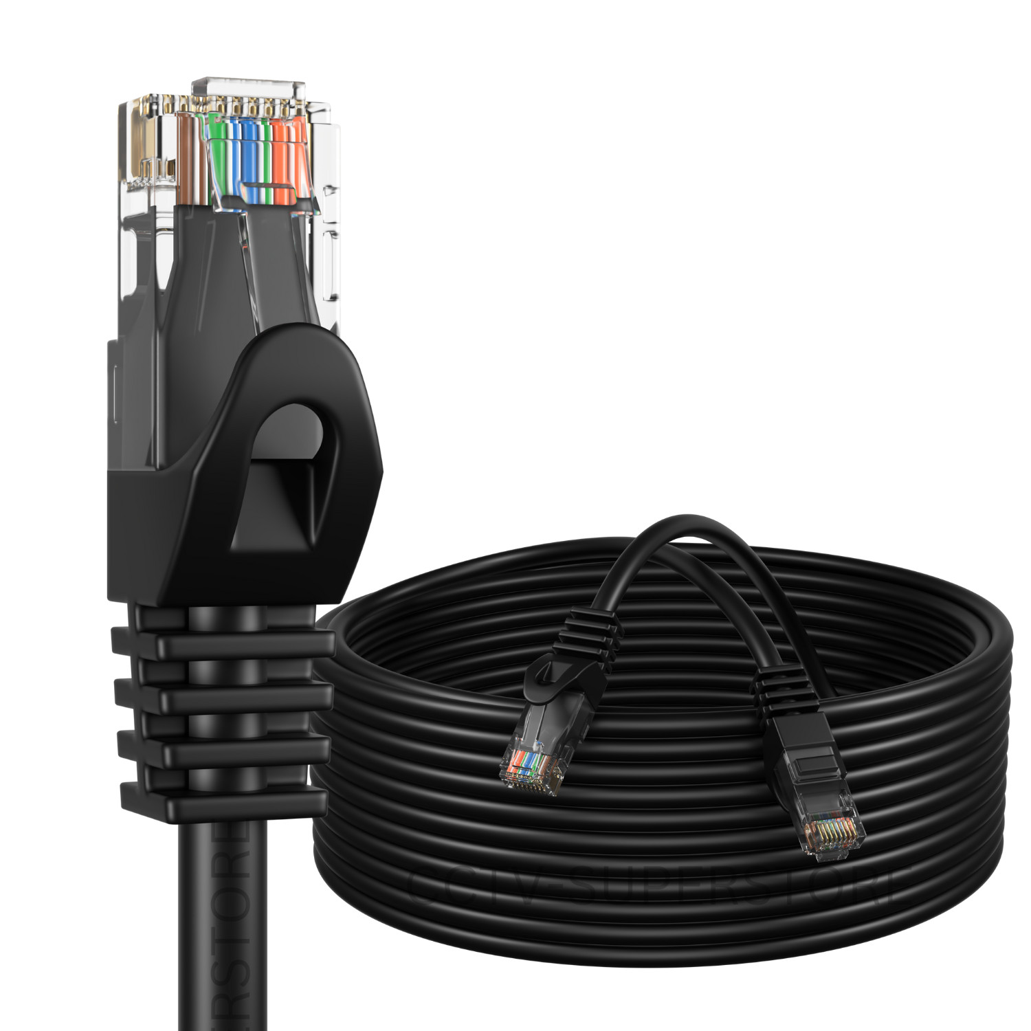 20 ft feet Cat5 Cable CAT5E RJ45 LAN Network Ethernet Router Switch Patch Cord