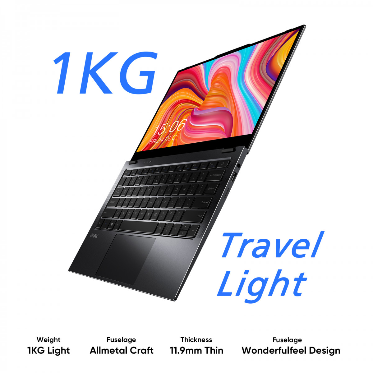 CHUWI 14.1 Inch Touchscreen Laptop, Intel N5100 Quad Core, 8GB 256GB SSD, Win 11