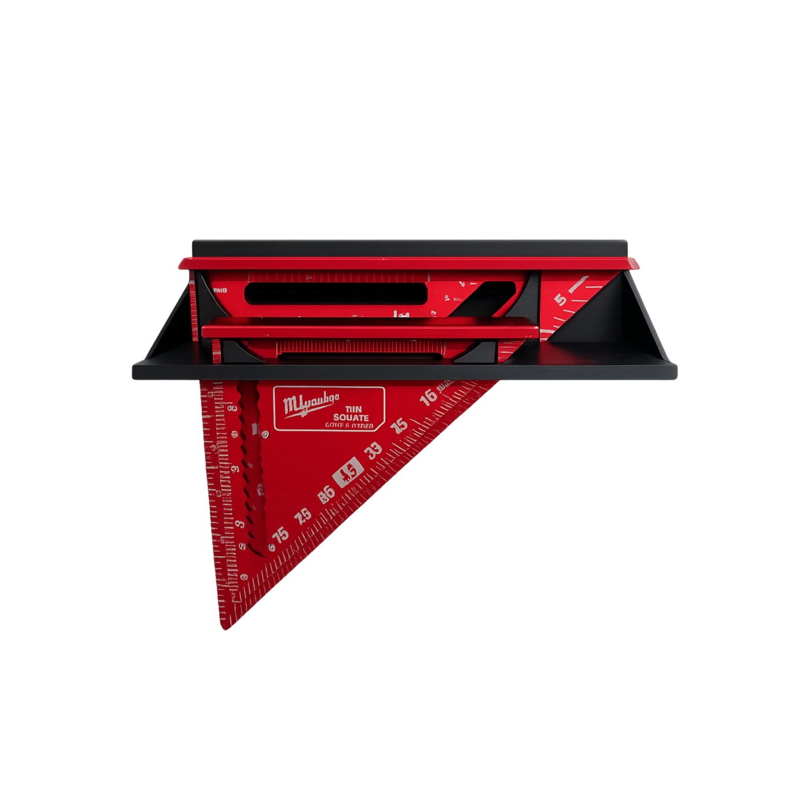 Milwaukee 7in Rafter Square & 4.5in Trim Square Wall Mount Holder Organizer