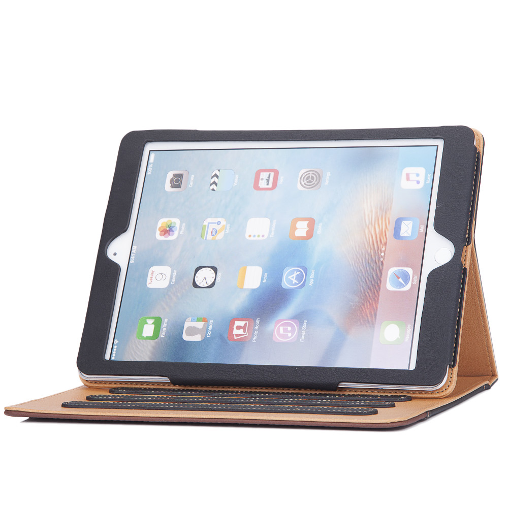 iPad 9.7 6th Generation 2018 Soft Leather Smart Cover Case Sleep Wake For Apple