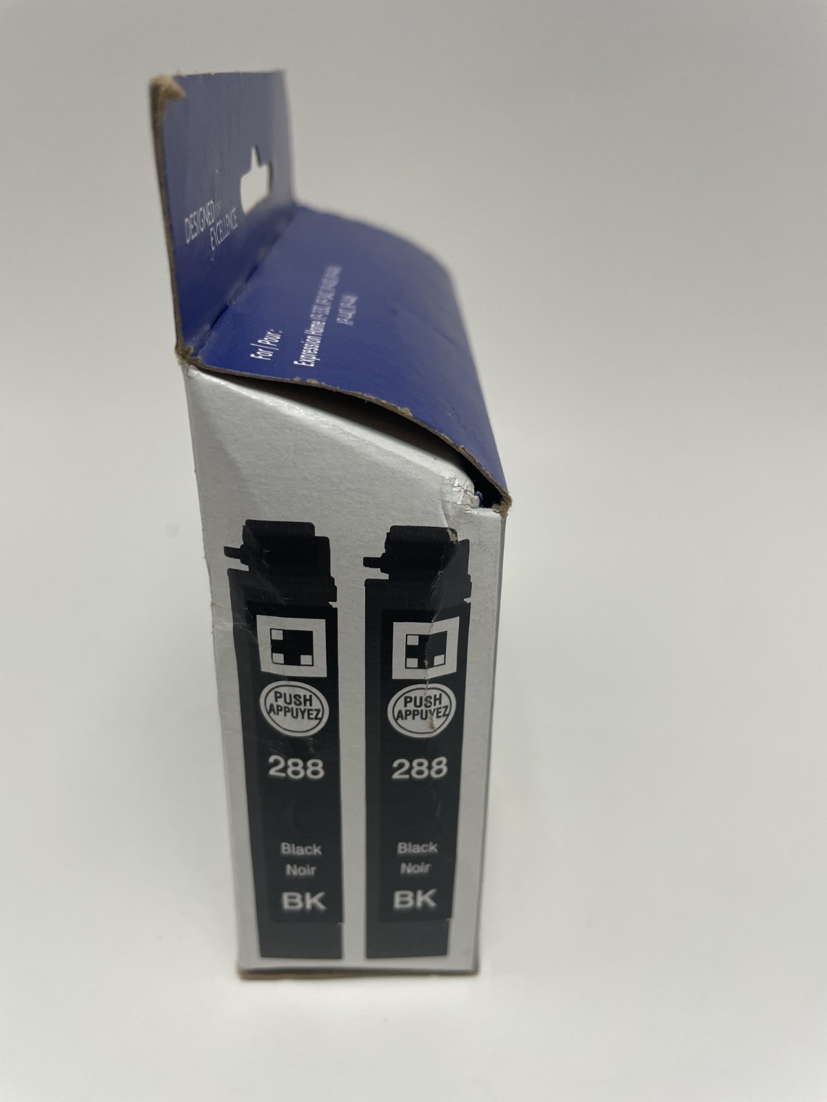 Epson 288 2Pk Genuine Black Ink Cartridge T288120-D2 Durabrite Ultra Ink
