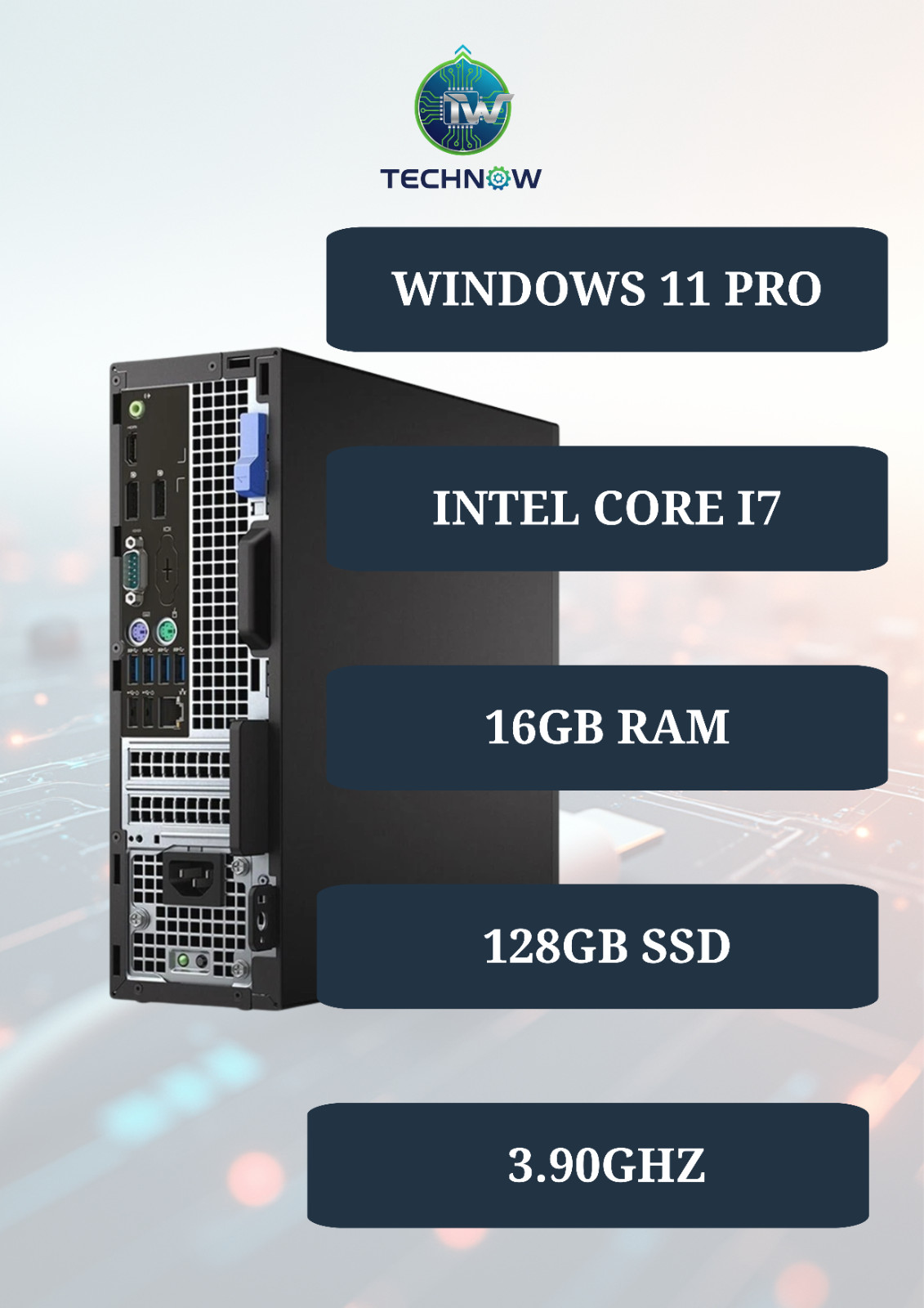 Dell Desktop Computer PC i7 up to 64GB RAM 1TB SSD Windows 11/10 WiFi BT