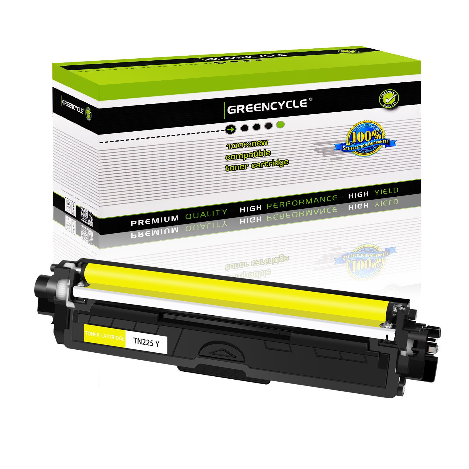 1PK TN225YL yellow Toner Cartridge Compatible For Brother HL-3170CDW MFC-9340CDW