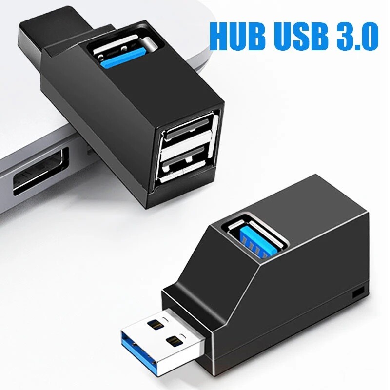 USB3.0 Hub 3Ports Mini Splitter High Speed Data Transfer For PC Laptop wholesale