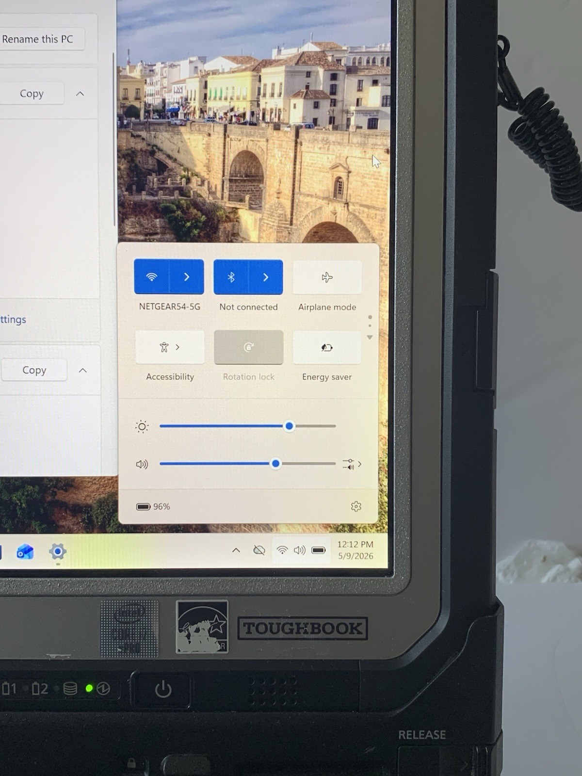 Panasonic Toughbook CF-33 i7-10810U 1.10GHz 512GB SSD 32GB Ram 4G GPS Touch Good