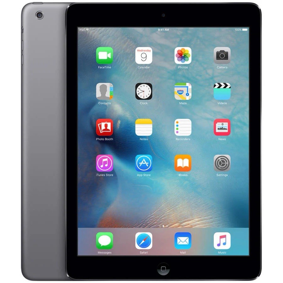Apple iPad Silver 9.7″ Wi-Fi Tablet Built-In Front & Rear Camera IPS LCD