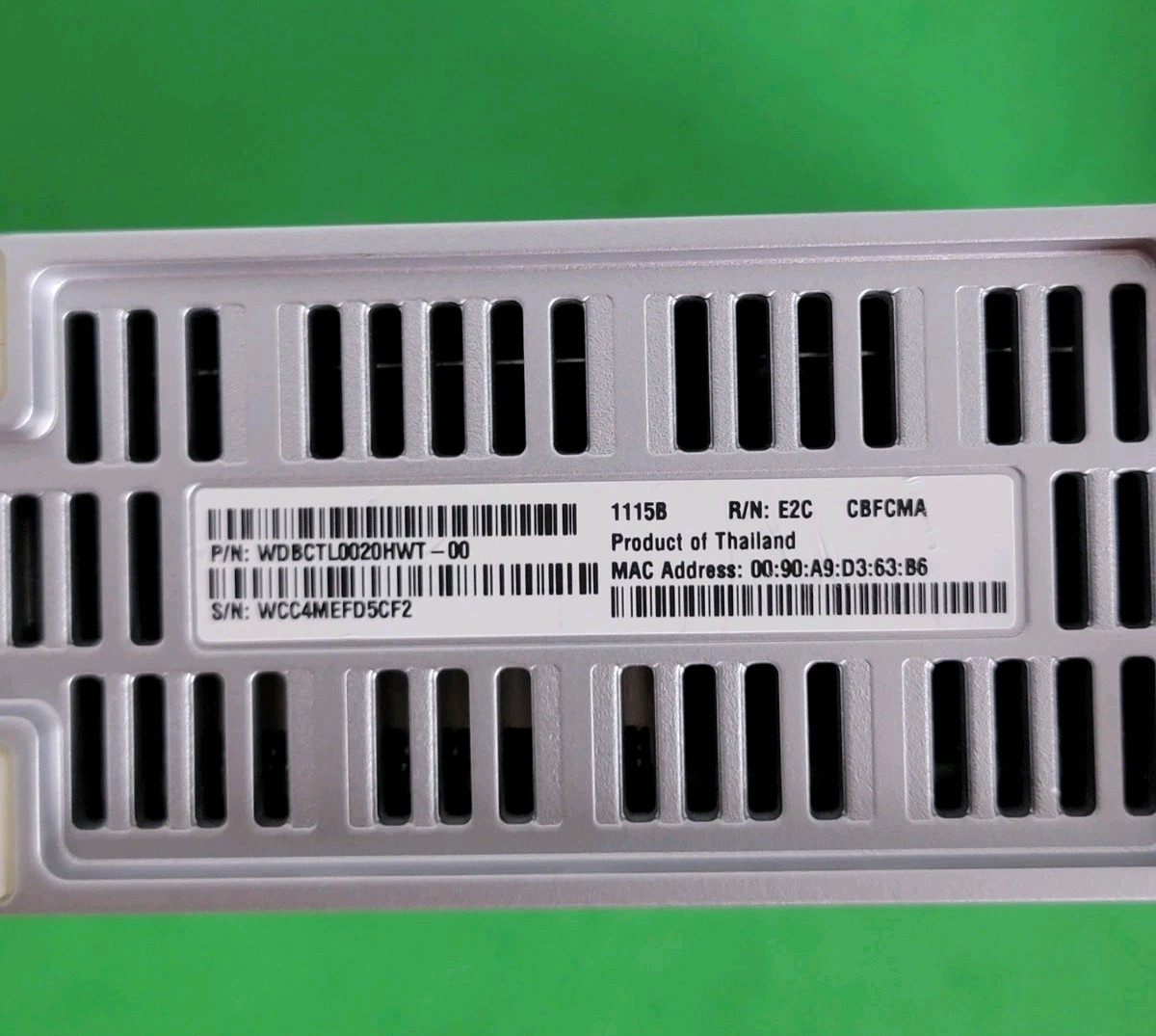 WD My Cloud 2TB Storage Driver WDBCTL0020HWT-10 & Power Suppy.