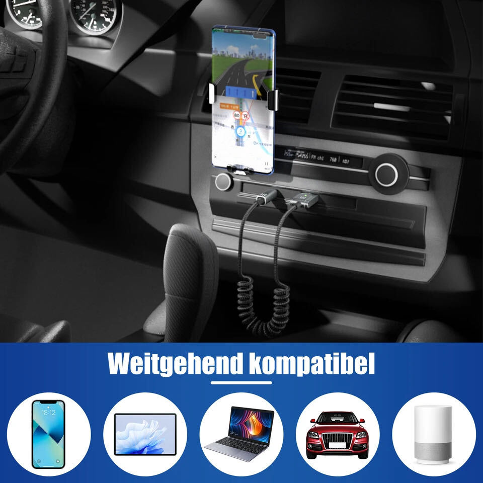 USA Aux to Bluetooth 5.1 Adapter 3.5mm Bluetooth Receiver Microphone for Car Lot
