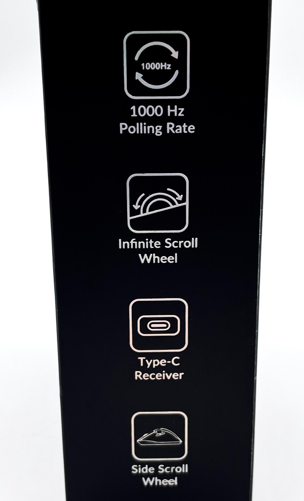 Keychron M6 Ultra Silent Wireless Mouse Matte Black 26000 DPI